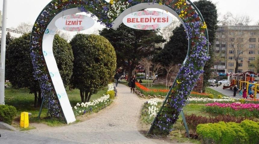 İzmit Belediyesi’nin Diktiği Laleler Açmaya Başladı
