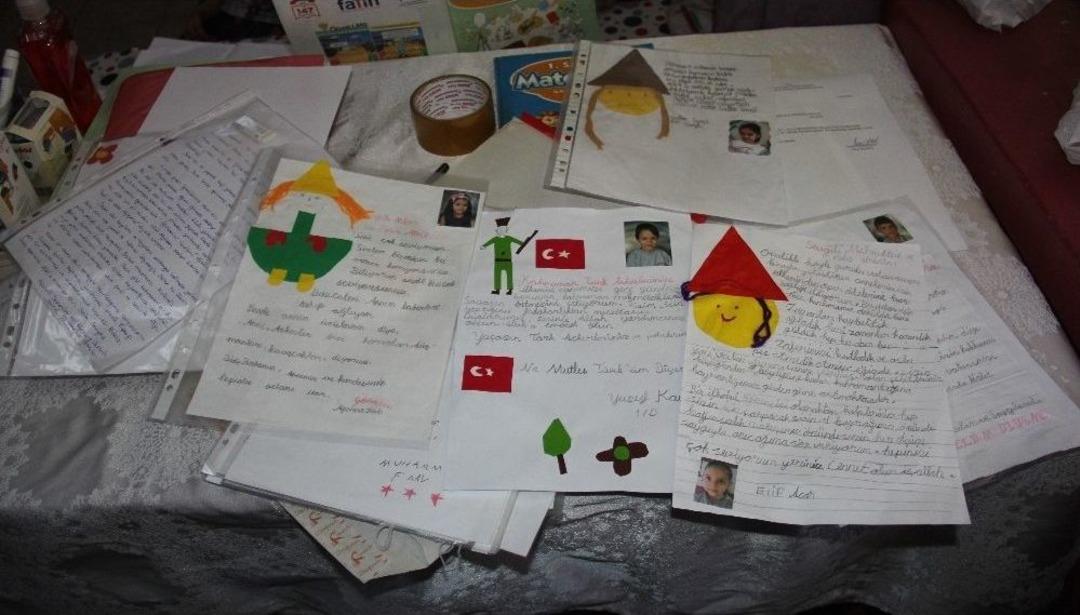 Minik Kalplerin İlk Mektubu G&uuml;neydoğu Kahramanlarına