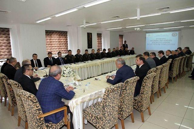 Referandum Tedbirleri İçin Geniş Katılımlı Toplantı