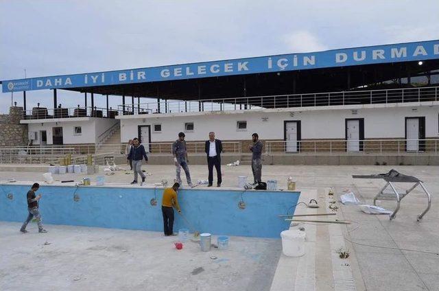 Bayırk&ouml;y&rsquo;de Yarı Olimpik Y&uuml;zme Havuzu Sezona Hazırlanıyor 2