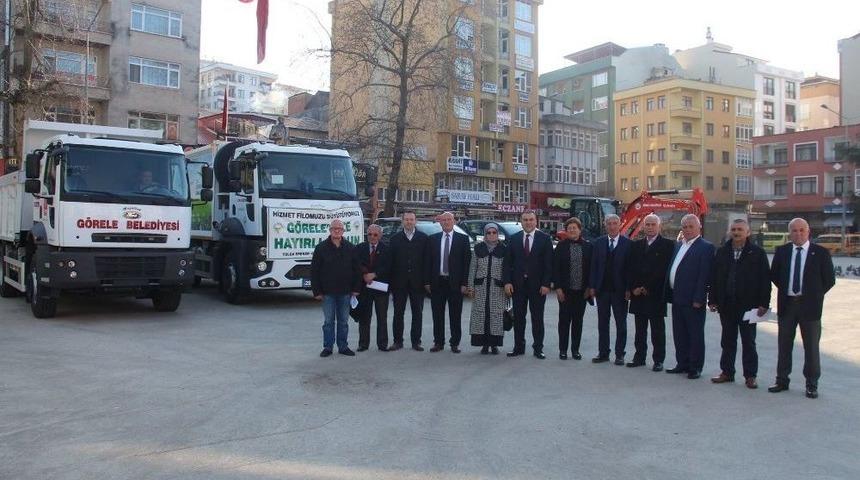 G&ouml;rele Belediyesi&rsquo;nin Hizmet Filosu G&uuml;&ccedil;leniyor