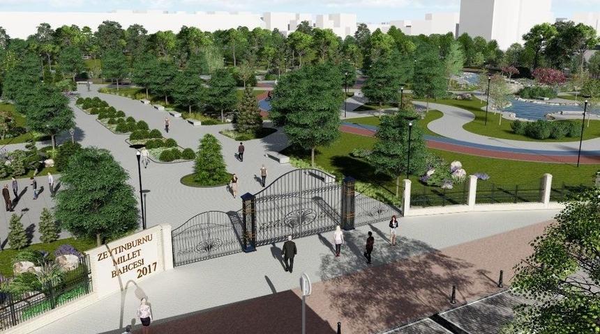 94 Bin Metrekarelik Millet Bah&ccedil;esi Zeytinburnu&rsquo;na Yapılıyor