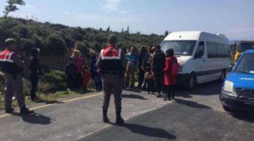 Karaburun'da 22 Ka&ccedil;ak Yakalandı