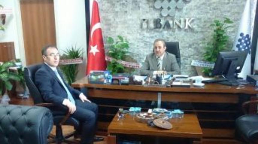 Kaymakam Akg&uuml;l&rsquo;den İller Bankasına Ziyaret