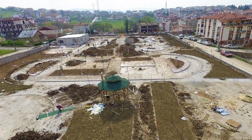 Çocuk Trafik Eğitim Parkında Çalışmalar Devam Ediyor