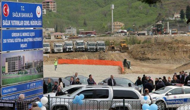 Başbakan Yardımcısı Nuretin Canikli, Giresun’da Eğitim Ve Araştırma Hastanesi’nin Temelini Attı