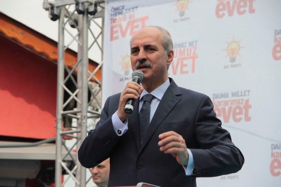 Başbakan Yardımcısı Numan Kurtulmuş, Beykoz&rsquo;da Referandum &Ccedil;alışmalarını S&uuml;rd&uuml;rd&uuml;