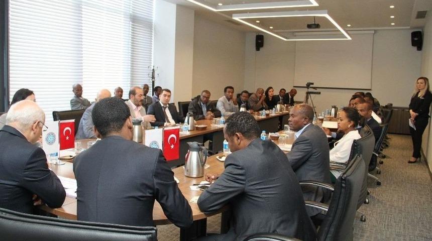 Etiyopya Ticaret Heyeti Kayseri Ticaret Odası&rsquo;nı Ziyaret Etti