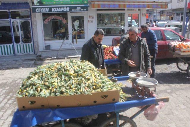 Ağrı&rsquo;da &Ccedil;iriş Tezgahlardaki Yerini Aldı 1