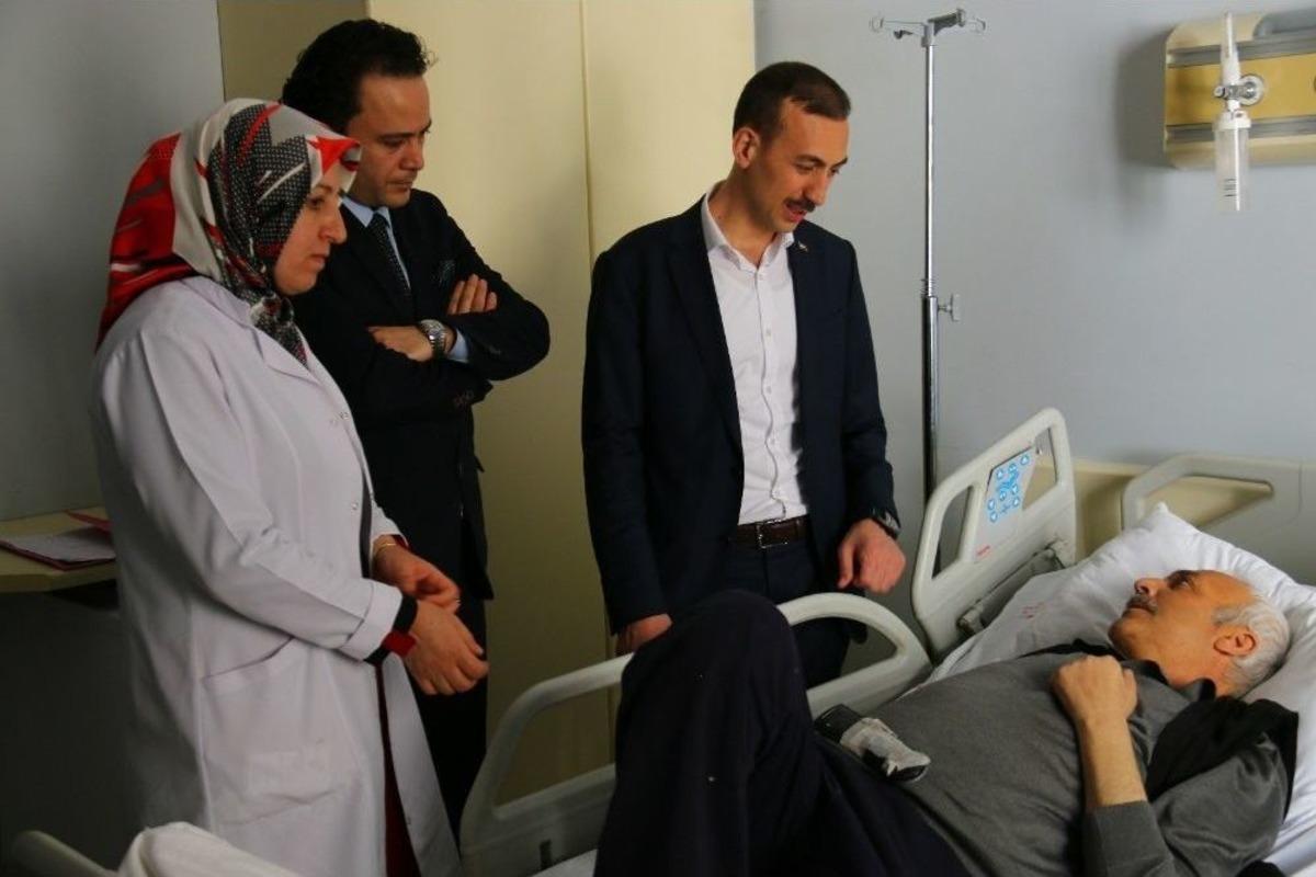 Kaymakam &Ccedil;i&ccedil;ekli&rsquo;den Hasta Ziyareti