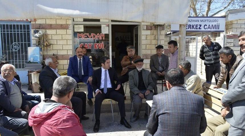 Chp Malatya İl Başkanı Enver Kiraz Referandum Gezilerini S&uuml;rd&uuml;r&uuml;yor