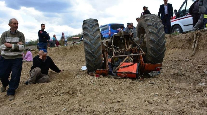 Erbaa&rsquo;da Trakt&ouml;r Devrildi: 1 &Ouml;l&uuml;