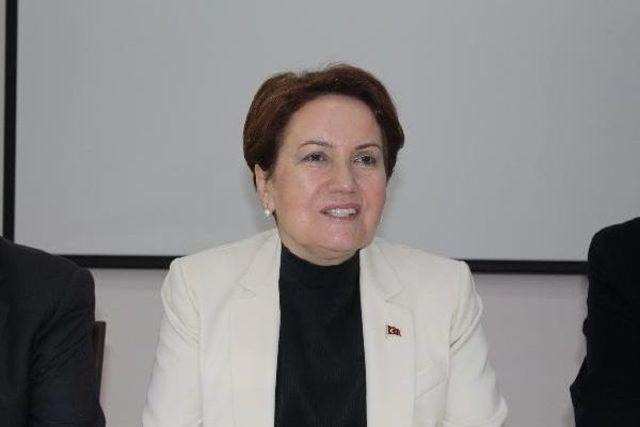 Akşener: Mhp'nin Yüzde 80'i Hayır Diyecek