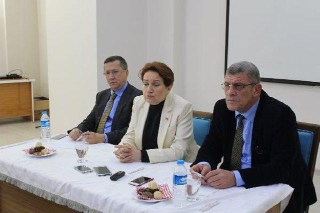 Akşener: Mhp'nin Yüzde 80'i Hayır Diyecek