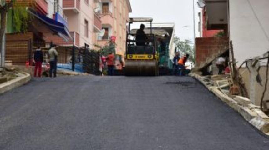 Altınordu&rsquo;da Asfalt &Ccedil;alışması S&uuml;r&uuml;yor