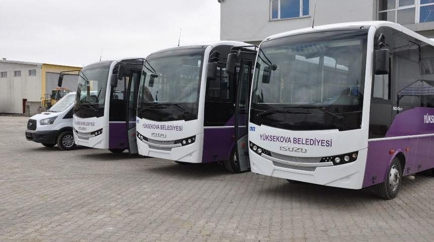 Y&uuml;ksekova Belediyesi Ara&ccedil; Filosunu Genişletiyor