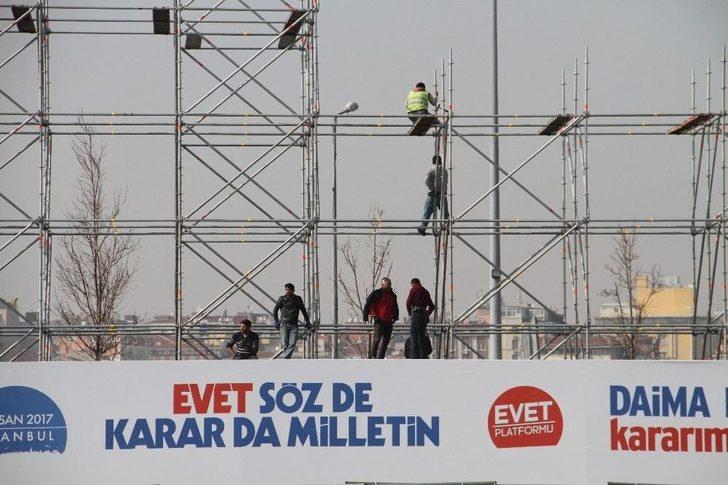 “büyük İstanbul Mitingi” Hazırlıkları Devam Ediyor G5