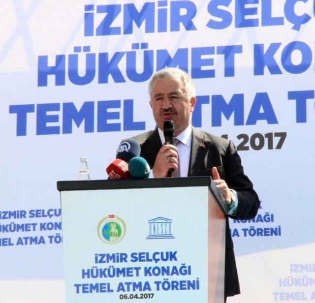 Bakan Arslan Hükümet Konağının Temelini Attı