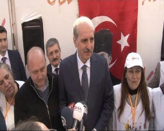 Numan Kurtulmuş 'hayır' Standını Ziyaret Etti