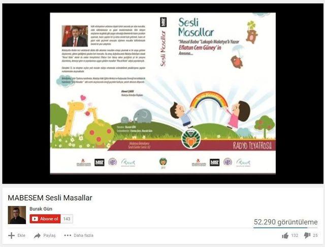 ‘sesli Masallar-4’ Yayınlandı 1