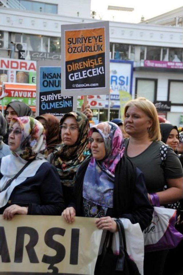 İdlib'deki Saldırı, Antalya'da Protesto Edildi