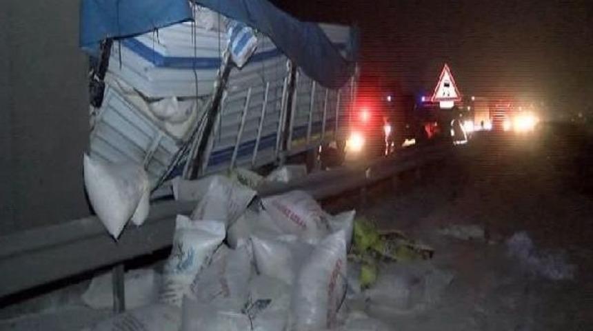 &Ccedil;atalca'da Trafik Kazası: 1 &Ouml;l&uuml;