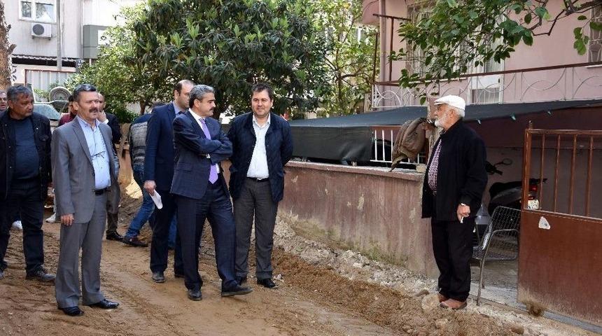 Nazilli&rsquo;de Yollar Standartlara Uygun Kilitli Parke Taşı İle D&ouml;şeniyor