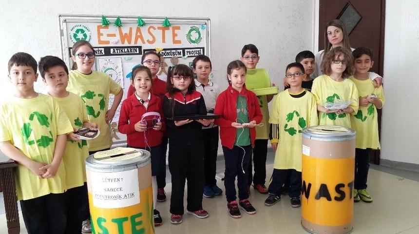 Cemil Alevli Kolejinden “elektronik Atığı Getir Keki Götür” Projesi