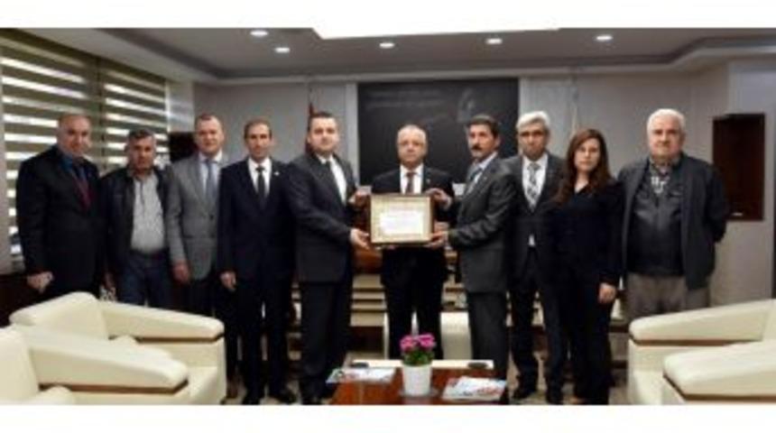 Şehit Ve Gaziler Derneği&rsquo;nden Başkan Kayda&rsquo;ya Teşekk&uuml;r