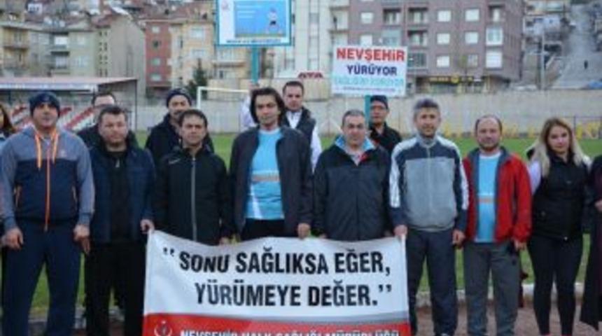 Nevşehir&rsquo;de D&uuml;nya Sağlık G&uuml;n&uuml; Y&uuml;r&uuml;y&uuml;ş&uuml; D&uuml;zenlendi