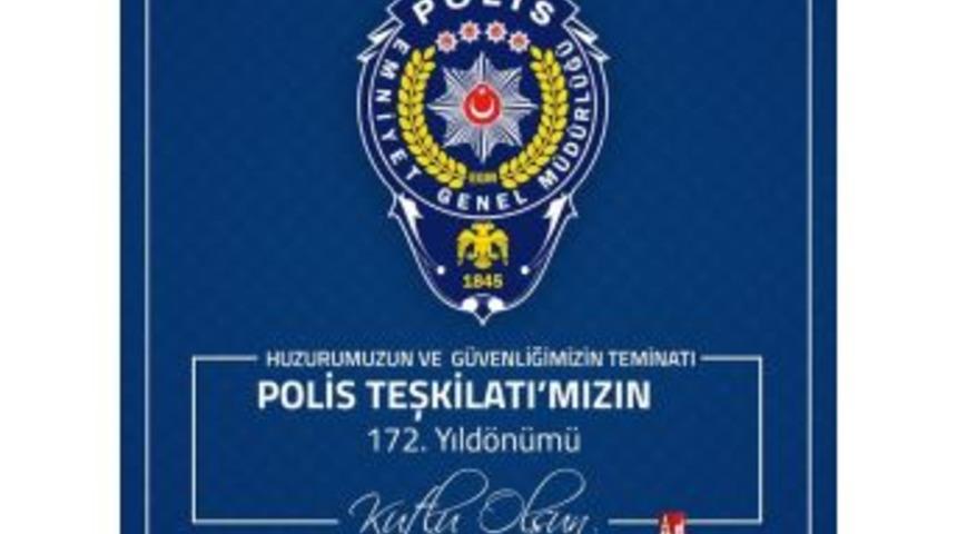 Başkan Yağcı&rsquo;nın Polis Teşkilatının 172. Kuruluş Yıl D&ouml;n&uuml;m&uuml; Ve Polis Haftası Mesajı