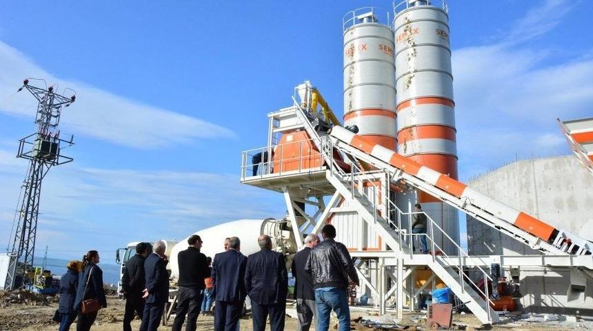Lapseki Belediyesi Beton &Uuml;retimine Başladı