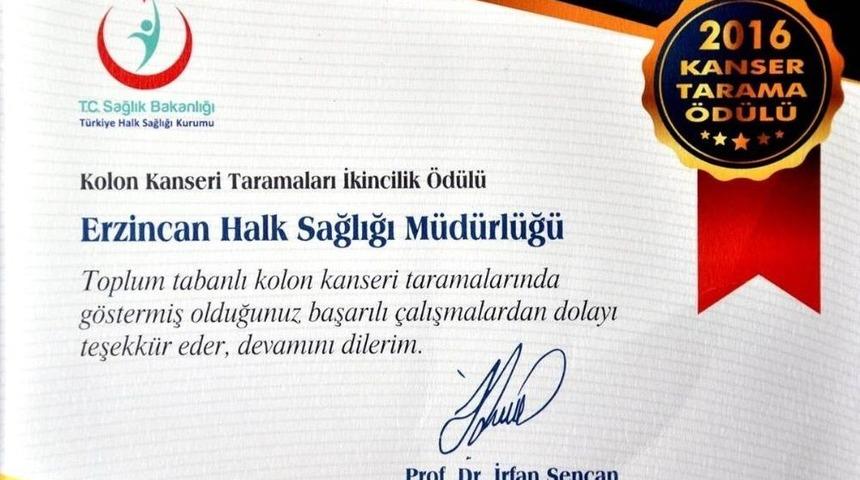 Erzincan, Kanser Taramalarında T&uuml;rkiye Birincisi Oldu