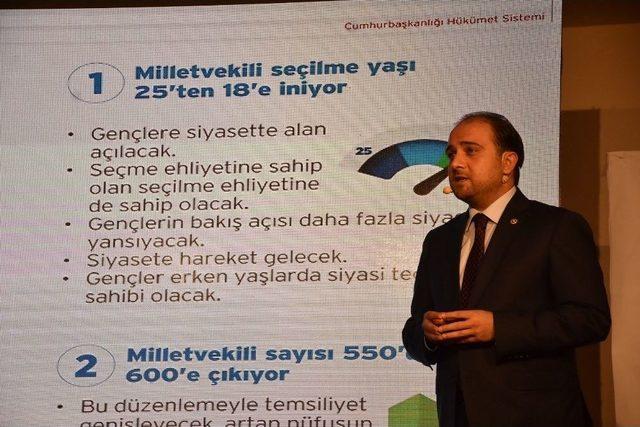 Ak Partili Baybatur Yeni Anayasayı Anlattı