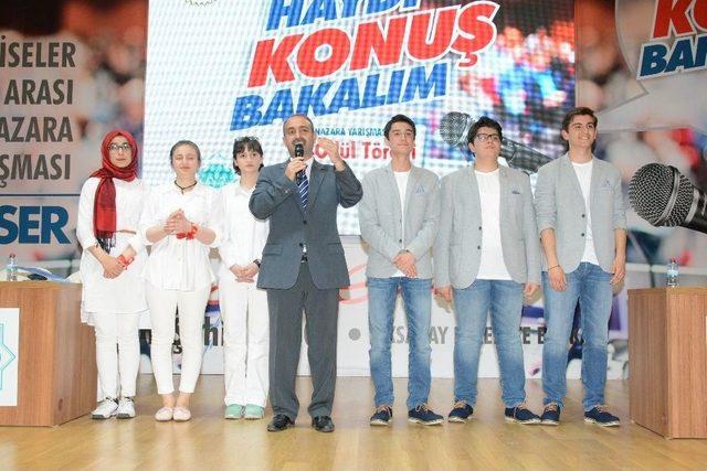 Aksaray’da ‘haydi, Konuş Bakalım’ Münazara Yarışması Finali Yapıldı