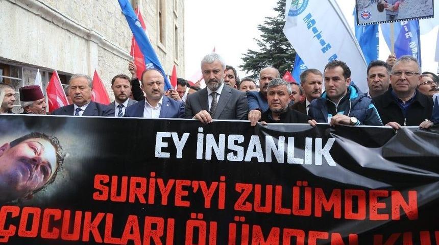 Ordu&rsquo;da İdlib İ&ccedil;in Gıyabi Cenaze Namazı