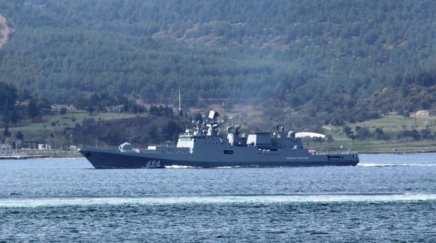 Rusya&rsquo;nın Baş Koruma Gemisi Akdeniz&rsquo;e Gidiyor