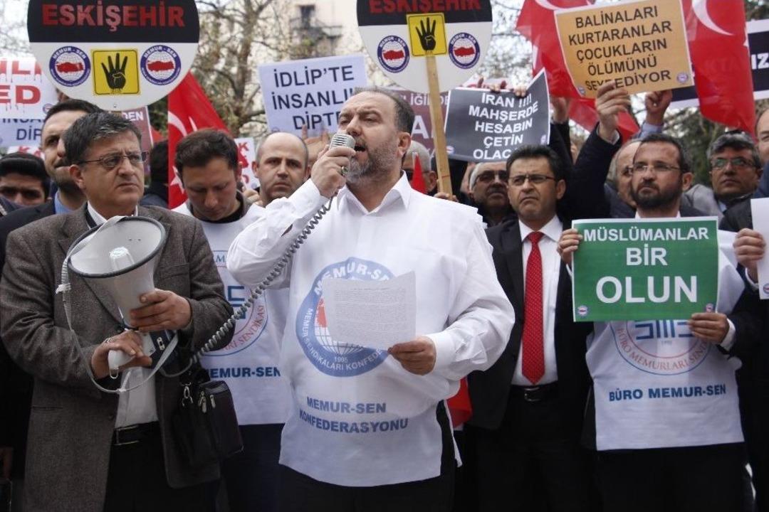 Eskişehir&rsquo;deki Stk&rsquo;lar İdlip İ&ccedil;in Ayakta