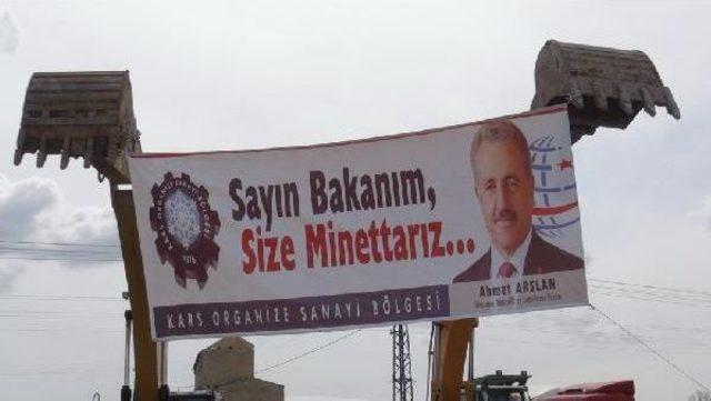 Bakan Arslan, Kars ta Lojistik Merkezi’Nin Temelini Attı 1