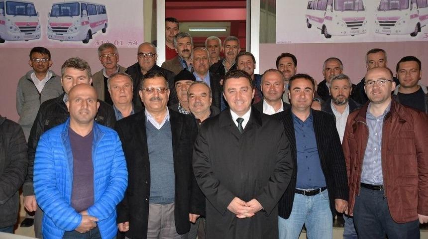 Başkan Bakıcı Minib&uuml;s&ccedil;&uuml;ler Derneği&rsquo;ne Konuk Oldu