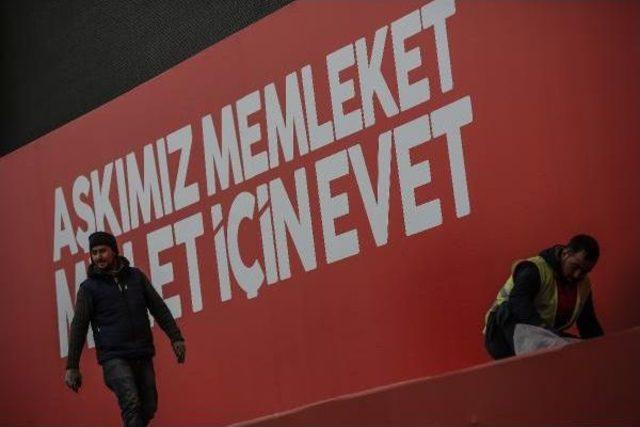 Yenikapı da Cumhurbaşkanı Ve Başbakanın Katılacağı Miting Için Son Hazırlıklar 1