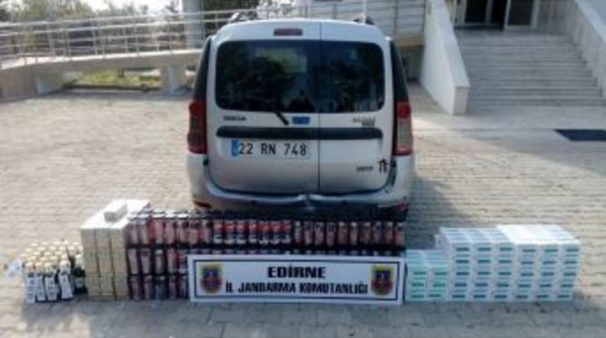 Edirne&rsquo;de 91 Bin Tl&rsquo;lik Ka&ccedil;ak Likit Ele Ge&ccedil;irildi