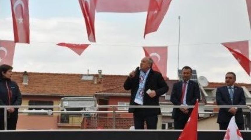 Chp&rsquo;li Muharrem İnce Simav&rsquo;da Halka Seslendi