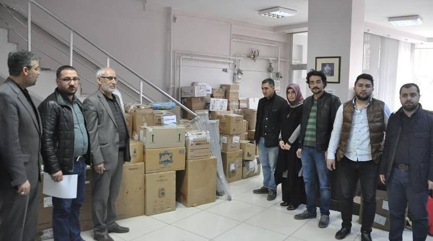 Malatya Eczacılar Odasından Suriye&rsquo;ye Yardım Eli