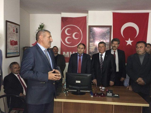 Ak Parti&rsquo;den Mhp&rsquo;ye Ziyaret 1