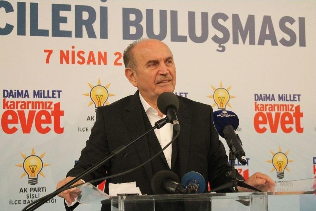 Kadir Topbaş, Şişli&rsquo;de Eğitimcilerle Buluştu