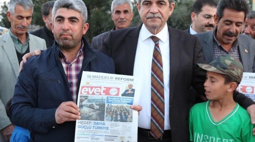 Başkan Demirkol Sırrın Mahallesinden Evet İ&ccedil;in Destek İstedi