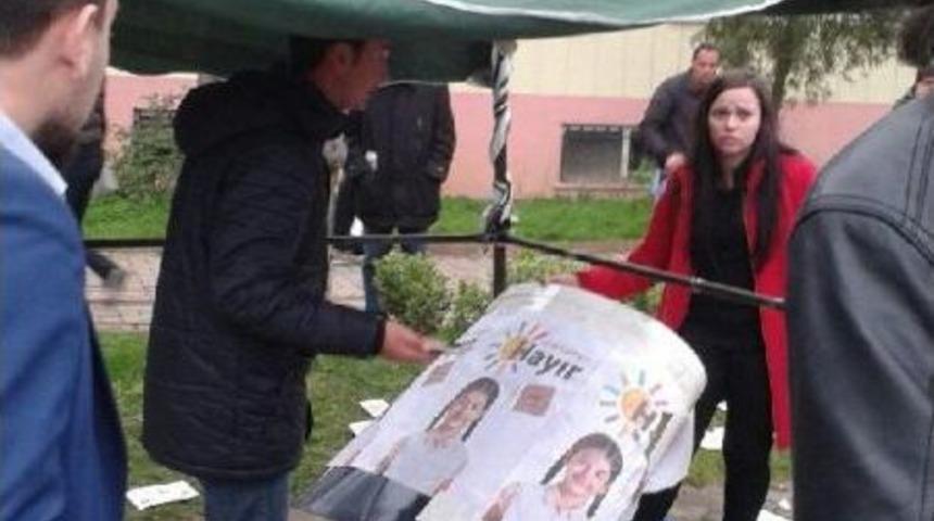 Hendek'te Chp'nin Standına Saldırı