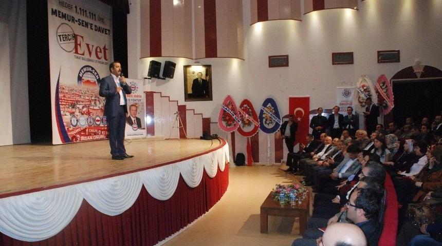 Başkan Memiş: "artık Bu G&ouml;mlek Bu Millete Dar Geliyor"