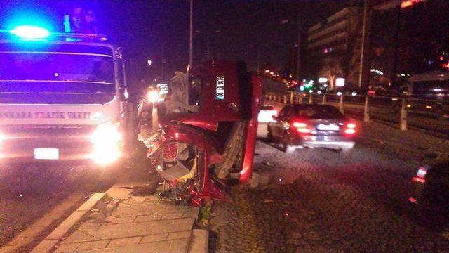 Ankara’da Trafik Kazası 1
